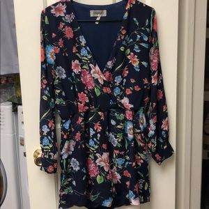 Floral Long-sleeve Romper